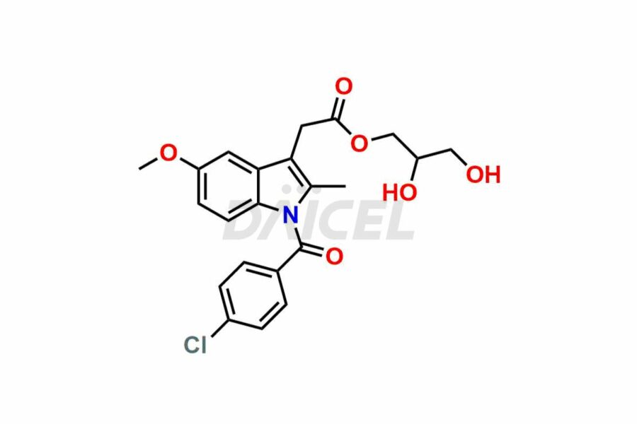 Indomethacin alpha monoglyceride